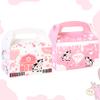 umoni Cow Party Favor Treat Boxes 12 Pack Pink Cow Gift Goodie Boxes for Girls Birthday, Farm Animal Theme, Barnyard Party Supplies view 1