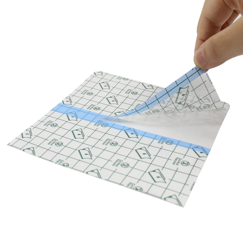 Transparent Waterproof Bandage 50 Pieces | 6 in x 8 in |-Clear Skin Protection Tape,Second Skin Bandage,Dressing TapeWound Water Resistant
