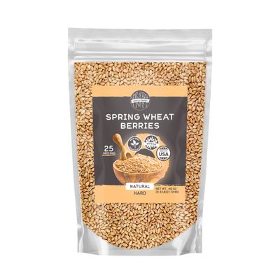 Birch & Meadow 2.5 lb of Spring Red Wheat Berries, Salads, Vegetable Dishes