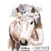 (1036-a) TWO Individual Paper Luncheon Decoupage Napkins - UNICORN WATERCOLOR view 1
