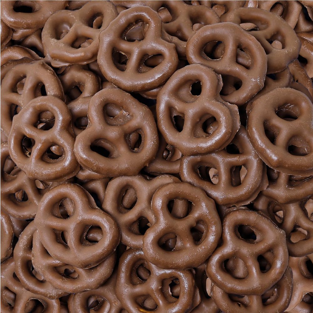 Funtasty Milk Chocolate Covered Pretzels, Sweet and Salty Snack, 22-Ounce Bag