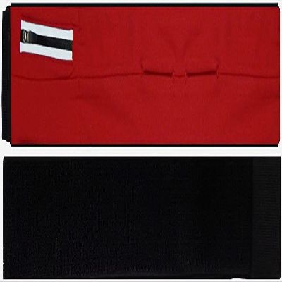 Original size Premium Inivisble Sports Waistband Pouch with Hook-Loop For Tandem Diabetes Care Pump (All Models) (ORWB-P3-RED)
