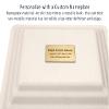 Personalized LegacyGuard Durable Polymer Burial Urn Vault - Granite White Urn Vault for Ground Burial of One Cremation Urn - Made in The U.S.A. view 2