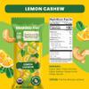 Bearded Brothers Vegan Organic Food Bar - Lemon Cashew, 12 Pack, Gluten Free, Paleo, Fiber, Whole 30 | Non GMO Low Glycemic Snacks (Packaging May Vary) view 2