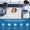 Medical Double Security Mitts - One Size Fits All Hand Restraint Gloves for Elderly & Medical Procedures -Made With Extra Padding for Comfort & Protection - Includes Bed Restraints - 2 Gloves view 3