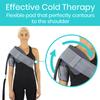 Vive Cold Therapy Machine Replacement Pads For Shoulder - Flexible Ergonomic Reusable Padding for Ice Therapy - Pain Relief System - Shoulder Adjustable Device Accessory to Reduce Swelling (Pads Only) view 3
