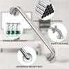 18 Inch Shower Grab Bar 2 Pack Brushed Nickel SUS304 Safety Bathroom Grab Bars with Concealed Screws, 500lbs Support Assist Bath Handle Balance Bar for Handicap Elderly Pregnant view 4