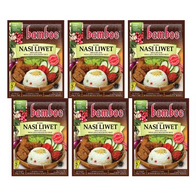 Bamboe - Nasi Liwet / West Java Fragrant Rice - 6 x 1.7 oz