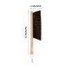 Practical Bed Brush Cleaning Brown Brush Duster Wooden Handle Large Surface Soft Bristles view 2