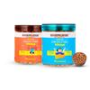 PROMUNCH Roasted Soya Snack | High-Protein | Healthy | Gluten-Free | Pack of 2, Flavour: Noodle Masala and Cheese & Onion - 150G Each view 1