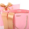 SEIWEI 8PCS Paper Gift Bags with Handle, Party Favor Bag Bulk with Bow Ribbon, Party Bags Bulk for Birthday, Wedding, Party Favour, Present Wrap-Pink view 3