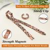 Vicmag Copper Anklet for Women Magnetic Ankle Bracelet with Ultra Strength Magnets 100% Solid Copper Gift for Her (Adjustable) view 3