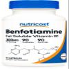 Nutricost Benfotiamine 300mg, 90 Capsules - Gluten Free, Non-GMO, and Vegetarian Friendly Fat Soluble Vitamin B1 view 1