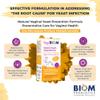 VagiBiom Boric Acid Suppositories with Lactobacillus: Microbiome Flora Balance; Balance and Nourishes Healthy Flora; Paraben-Free Preservative-Free (5count) view 4