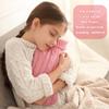 2 Pieces Hot Water Bottle Cover Soft Cover Only Knitted Hot Water Bottle Sweater for Winter Compress and Cold Therapy, Menstrual Cramps, Neck, Shoulder Pain Relief(Pink, Khaki) view 2