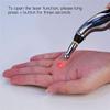 Zeerkeer 3-in-1 Acupuncture Pen Electronic Acupuncture Massage Pen with 3 Massage Heads and 2 Massaging Gel USB Rechargeable Meridian Energy Pen for Pain Relief view 2