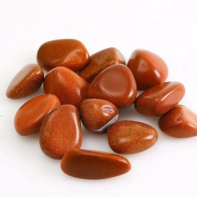 12MM-17MM Natural Quartz Crystal Golden Sand Stone 300g for Healing