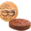 Adam Matthews Baking, Cayman Cove Barrel Rum Cake, Buttery, Moist, Brown Sugar Cake made with Barrel Aged Spiced Rum, Nutmeg, Vanilla, Pecans (10oz, Wood Barrel Container/Box Included) view 1