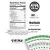 Think Jerky Jalapeno Beef Sticks, Gluten and Sugar Free, No Nitrates, Keto Paleo Friendly High Protein Low Carb Meat Snack - 1.0 oz Sticks, 10 Pack view 2