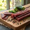 Think Jerky Jalapeno Beef Sticks, Gluten and Sugar Free, No Nitrates, Keto Paleo Friendly High Protein Low Carb Meat Snack - 1.0 oz Sticks, 10 Pack view 3