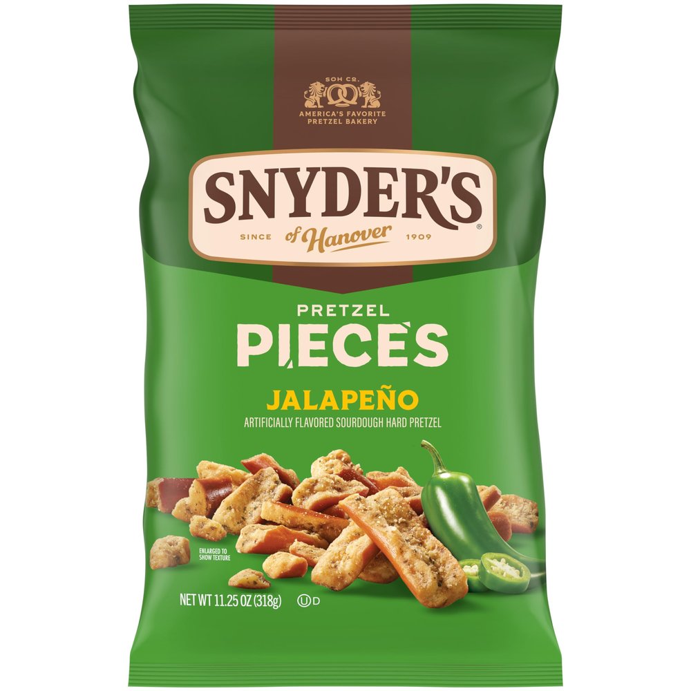Snyder's of Hanover Jalapeo Flavored Pretzel Pieces, 11.25 Oz