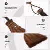 1pc Mini Broom Tool for Household Cleaning Natural Palm Broom Desk Cleaning Brush Light Brown Compact and Portable for Home and Office Use view 4