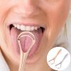 2pcs Brush Scrape for Cleaning Oral Cleaning Tool Practical Mouth Scraper view 2
