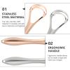 2pcs Brush Scrape for Cleaning Oral Cleaning Tool Practical Mouth Scraper view 3