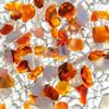 VitaJuwel ViA LUMINOUS | Crystal Water Bottle with Carnelian, Chalcedony & Clear Quartz for Creativity, Clarity & Focus view 3