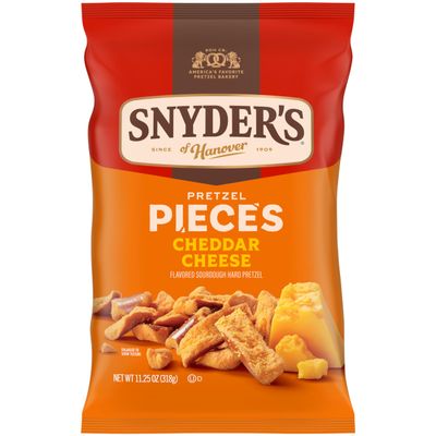 Snyder's of Hanover Cheddar Cheese Flavored Pretzel Pieces, 11.25 Oz