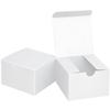Fairlegend Small White Gift Boxes 3x3x2 White Kraft Paper Boxes for Gifts, Party Favors, Showers, Crafts, Candy Boxes, 100 Pack, Pure White view 1