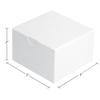 Fairlegend Small White Gift Boxes,White Kraft Paper Boxes for Gifts, Party Favors, Showers, Crafts, Candy Boxes, 50 Pack Pure White 3 x 3 x 2 inches view 2