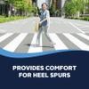Airplus Gel Heel Pad - Shock-Absorbing, Moisture-Wicking Comfort Cushion, One Size, One Pair view 3