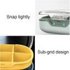 1PC Pill Box, Medicine Organizer for Purse, Daily Vitamin Case 4 Days for Travel, PC+PP Cute Weekly Supplement Capsule Small Container for Pocket, Portable Gummies HolderDark Blue view 3