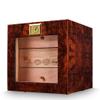 Humidor Three-Layer Cedar Wood Cigar Box Wooden Cigar Office Cigar Box with humidifier can Hold 50 Cigars view 2