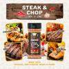 Steak & Chop Rub Seasoning Mix, 2 Bottles by Flavor God - Premium All Natural & Healthy Spice Blend for Beef, & Pork - Kosher, Zero Carbs, Gluten-Free & Vegan - Great Flavor Spices and Seasoning Gift view 4