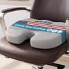 Xtreme Comforts Seat Cushions | Office Chair Cushions for Desk, Car, Wheelchair| Ergonomic Memory Foam Seat Cushion for Support & Comfort | Helps Improve Sitting Posture for Work & Body Relief view 1
