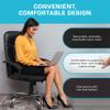 Xtreme Comforts Seat Cushions | Office Chair Cushions for Desk, Car, Wheelchair| Ergonomic Memory Foam Seat Cushion for Support & Comfort | Helps Improve Sitting Posture for Work & Body Relief view 3