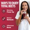 Force Factor Total Beets Drink Mix Superfood Powder with Nitrates to Support Circulation, Nitric Oxide, Energy, Endurance, and Stamina, Cardiovascular Heart Health Supplement, 90 Servings, 3-Pack view 4