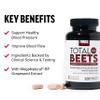 Force Factor Total Beets Blood Pressure Supplements, Nitric Oxide Supplement with Beet Root Powder, Nitrates, Grapeseed Extract for Circulation, Cardiovascular, Heart Health, 360 Tablets, 3 Pack view 2