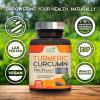 Turmeric Curcumin Supplement 2600mg - 95% Curcuminoids with Organic Turmeric & BioPerine Black Pepper for Best Absorption, Nature's Vegan Joint Support, Non-GMO Tumeric, Bottled in USA - 180 Capsules view 4