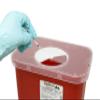 Oakridge 1 Gallon Sharps Container -40 Pack | Rotor Lid | Physician Business Bundle | Full case view 2