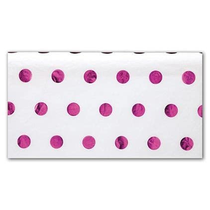 11-03-HPNK 200 Sheets Hot Pink Hot Dots Tissue Paper 20 x 30"