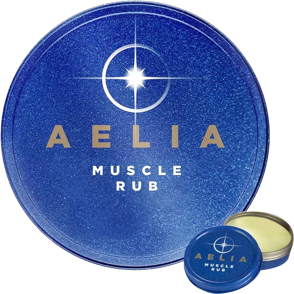 AELIA Muscle Rub - Coconut Oil, Vitamin E, Arnica, Ginger Root, Turmeric & Lavender  1 oz