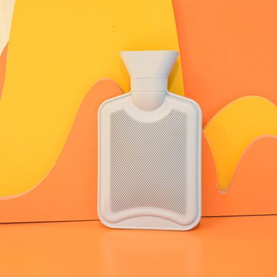 2 Liter hot Water Bottle with Plush Cover, Long-Term Heat Preservation, Reusable Warm or ice Pack, Relieve Headache, Cramps, Arthritis, Back Pain, and Muscle Aches. (Color : Gray, Size : 2000ML)