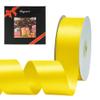 LIUYAXI Yellow Double Face Satin Ribbon 1-1/2" X 50 Yards, Ribbons Perfect for Crafts, Gift Wrapping, Bow Making and More view 1