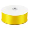 LIUYAXI Yellow Double Face Satin Ribbon 2" X 50 Yards, Ribbons Perfect for Crafts, Gift Wrapping, Bow Making and More view 2