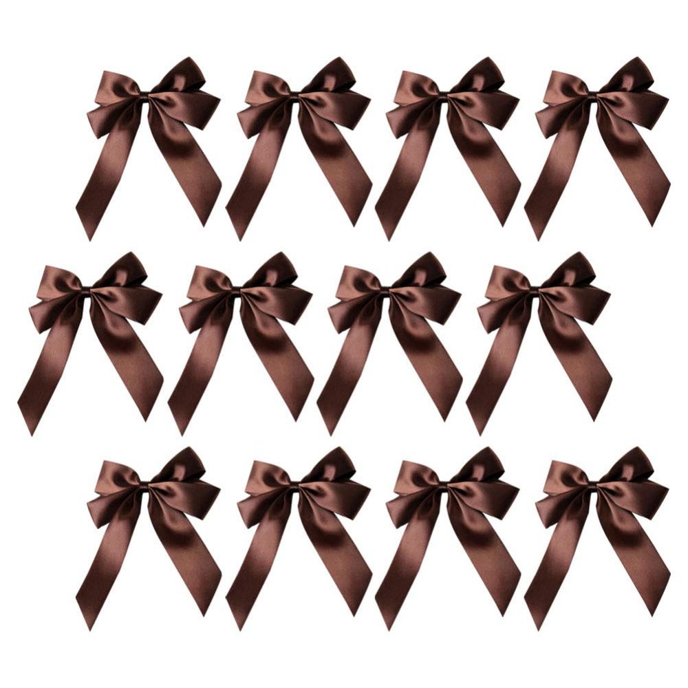 20pcs Craft Bowknot Ribbons Bow Decor for Wrapping Parties and Crafts Polyester Material for Boys and Girls Accessories and Scene Layout
