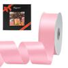 LIUYAXI Pink Double Face Satin Ribbon 1-1/2" X 50 Yards, Ribbons Perfect for Crafts, Gift Wrapping, Bow Making and More view 1