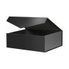BLK&WH Gift Box - 11.5x8.1x3.8 Inches, Black, Large, Magnetic Groomsman Box (Matte Black) view 1